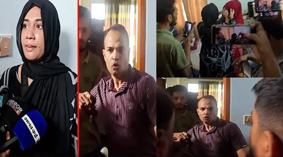 ফ্ল্যাটে দুই ঘণ্টা পর সাবেক ওসিকে নারীসহ থানায় নিল পুলিশ
