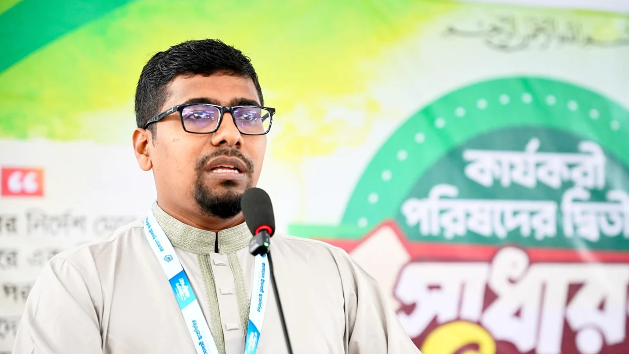জুলাইয়ের আকাঙ্ক্ষা বাস্তবায়নই এখন সবার প্রধান দায়িত্ব: ছাত্রশিবির সভাপতি