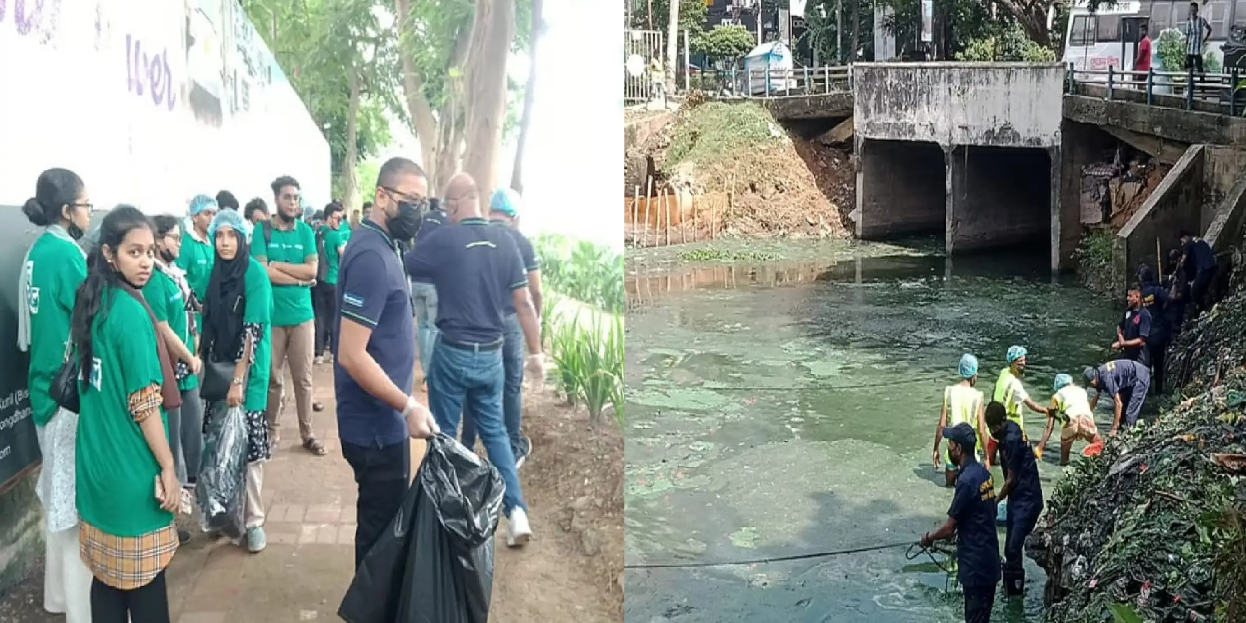 ‘চলো খাল বাঁচাই’ স্লোগানে গুলশান লেকে বৃহৎ পরিচ্ছন্নতা অভিযান শুরু