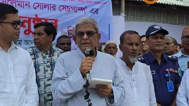 সরকারিভাবে ছড়িয়ে দেওয়া হবে ‘সলেমানের  সেচপাম্প’: মির্জা ফখরুল