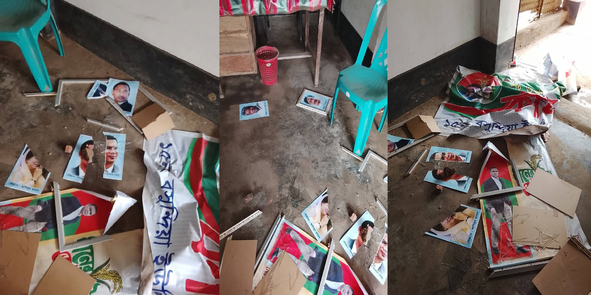 বসুন্দিয়া ইউনিয়নের ৭ নং ওয়ার্ড বিএনপি কার্যালয়ে হামলা-ভাঙচুর