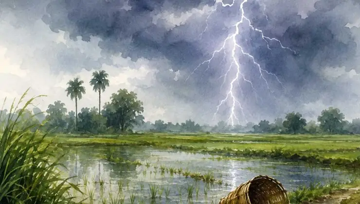 মোরেলগঞ্জে বজ্রপাতে দুই ভাইয়ের মৃত্যু