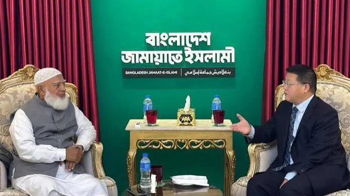 শফিকুর রহমানের সঙ্গে চীনের বিদায়ী রাষ্ট্রদূতের বৈঠক