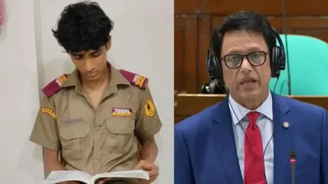 শিক্ষামন্ত্রীর দায়িত্ব নেওয়ার ঘোষণা, এইচএসসি পরীক্ষার্থী ইকনের পাশে সরকার