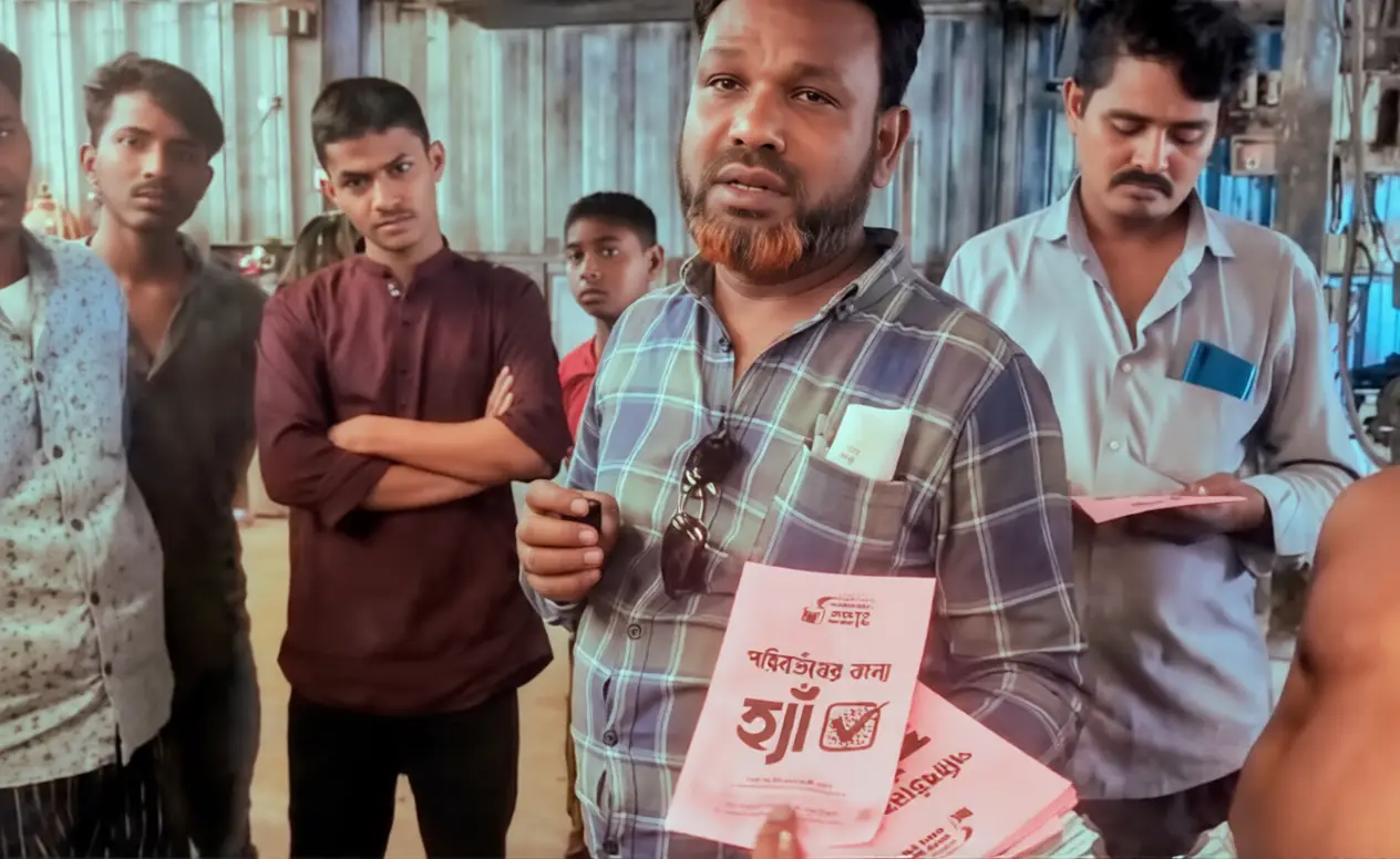 "রূপগঞ্জে ‘হ্যাঁ’ ভোটের লিফলেট বিতরণে যুবদলের হামলা, বিদ্যুৎকর্মী আহত"