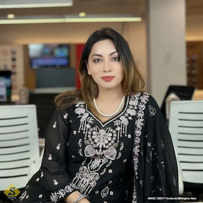 ঢাকা-৮ আসনে প্রার্থী হওয়ার ঘোষণা মডেল মেঘনা আলমের