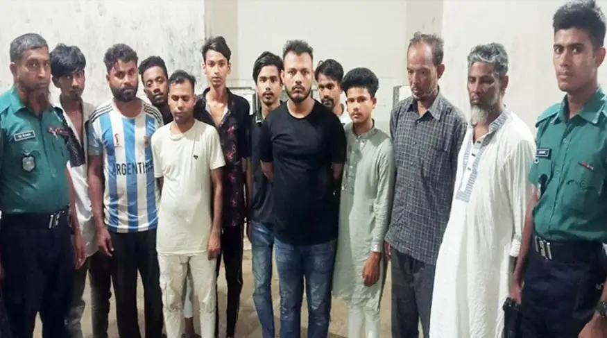 ঢাকার হাজারীবাগে ঝটিকা মিছিলের প্রস্তুতিকালে গ্রেপ্তার ১১ জন