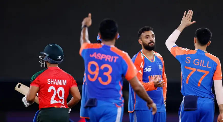 ভারতের বিপক্ষে বাংলাদেশের ৪১ রানের পরাজয়