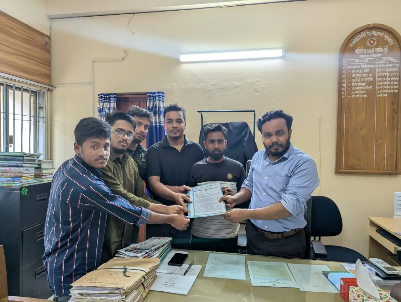 অসাংবিধানিক পার্বত্য চট্টগ্রাম চুক্তি বাতিলের দাবিতে বান্দরবানে পিসিসিপি’র স্মারকলিপি