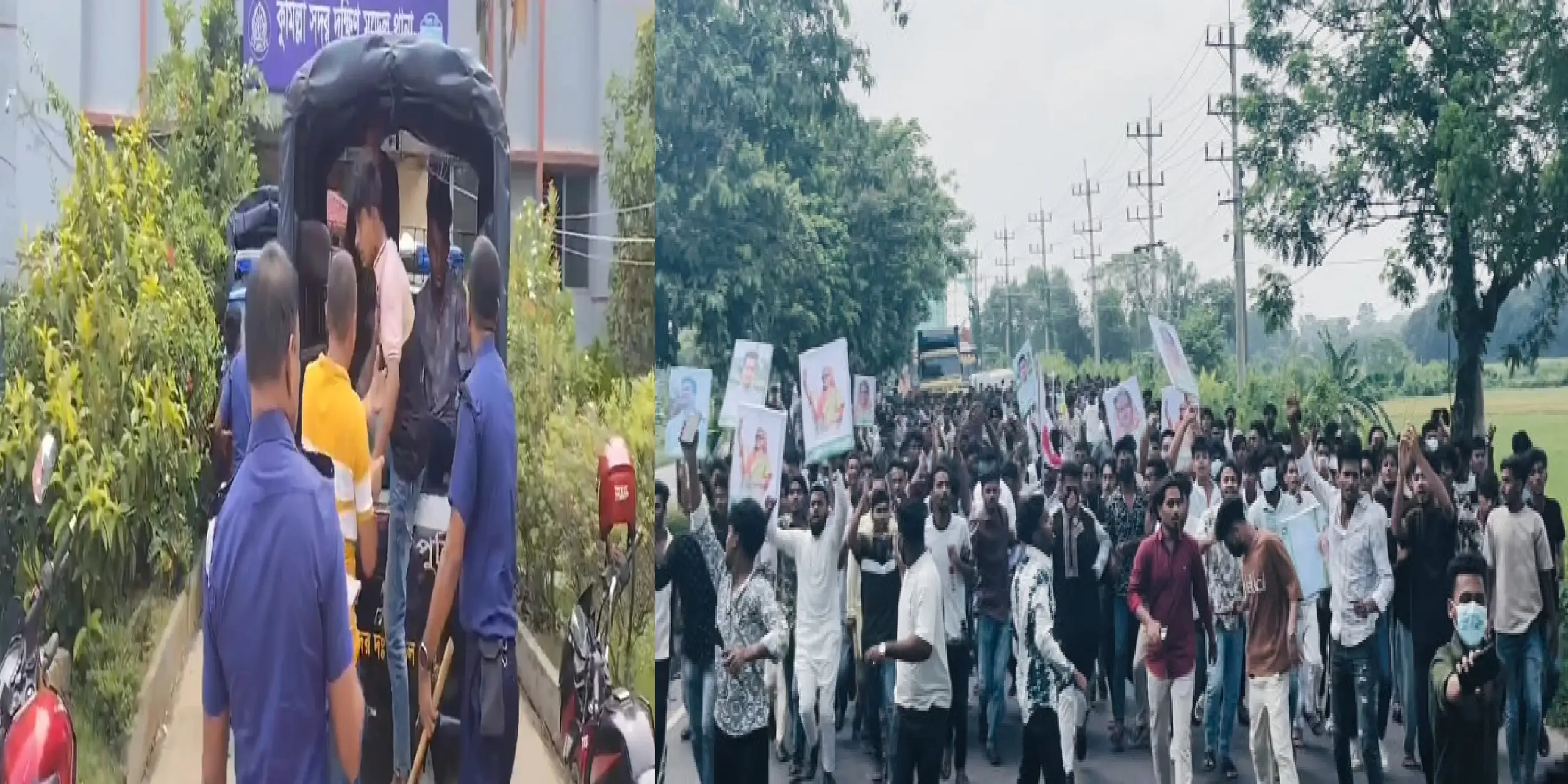 ঢাকা-চট্টগ্রাম মহাসড়কে নিষিদ্ধ ছাত্রলীগের ঝটিকা মিছিল, আটক ৪৫