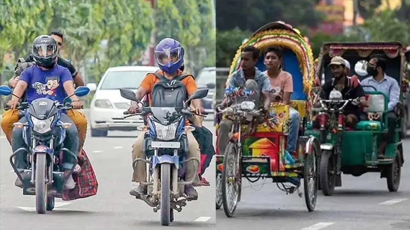 মোটরসাইকেল ও অটোরিকশা করনীতিতে নতুন সমীকরণ