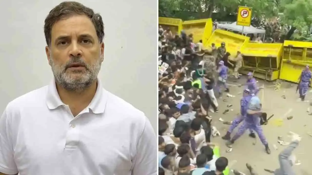 শিক্ষার্থীদের ওপর টিয়ারগ্যাস ও লাঠিচার্জ গণতান্ত্রিক নয়: রাহুল গান্ধী